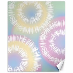 Tie Dye Pattern Colorful Design Canvas 11  X 14  by Sapixe