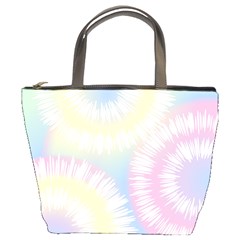 Tie Dye Pattern Colorful Design Bucket Bag by Sapixe