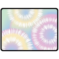 Tie Dye Pattern Colorful Design Fleece Blanket (large) 