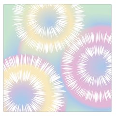 Tie Dye Pattern Colorful Design Large Satin Scarf (square) by Sapixe