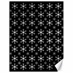 Snowflakes Background Pattern Canvas 18  X 24  by Sapixe