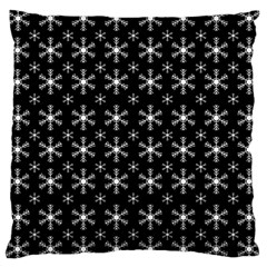 Snowflakes Background Pattern Large Cushion Case (two Sides) by Sapixe