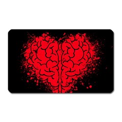 Heart Brain Mind Psychology Doubt Magnet (rectangular) by Sapixe