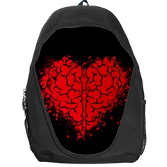 Heart Brain Mind Psychology Doubt Backpack Bag by Sapixe