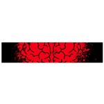 Heart Brain Mind Psychology Doubt Small Flano Scarf Front