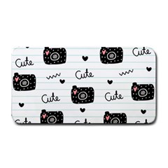 Cute Cameras Doodles Hand Drawn Medium Bar Mats by Sapixe