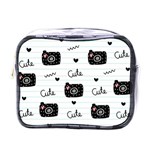 Cute Cameras Doodles Hand Drawn Mini Toiletries Bag (One Side) Front