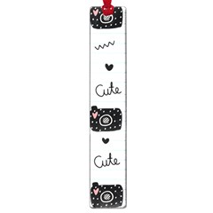 Cute Cameras Doodles Hand Drawn Large Book Marks by Sapixe