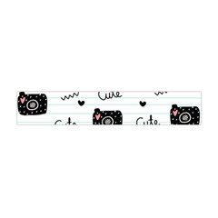 Cute Cameras Doodles Hand Drawn Flano Scarf (mini) by Sapixe