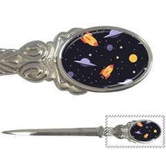 Cosmos Rockets Spaceships Ufos Letter Opener by Sapixe