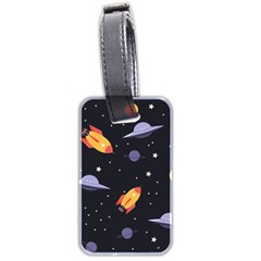 Cosmos Rockets Spaceships Ufos Luggage Tag (two sides)