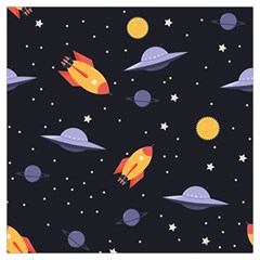 Cosmos Rockets Spaceships Ufos Lightweight Scarf  by Sapixe