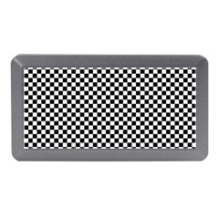 Black And White Checkerboard Background Board Checker Memory Card Reader (mini) by Sapixe