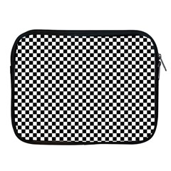 Black And White Checkerboard Background Board Checker Apple Ipad 2/3/4 Zipper Cases by Sapixe