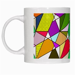 Power Pattern 821-1b White Mugs by PatternFactory