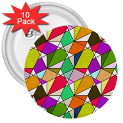 Power Pattern 821-1b 3  Buttons (10 Pack)  by PatternFactory