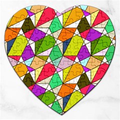 Power Pattern 821-1b Jigsaw Puzzle (heart) by PatternFactory