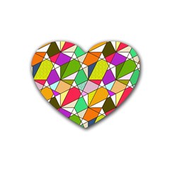 Power Pattern 821-1b Heart Coaster (4 Pack)  by PatternFactory