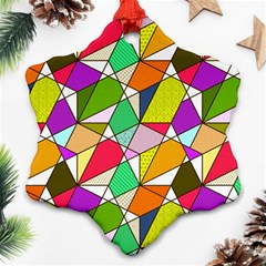 Power Pattern 821-1b Snowflake Ornament (two Sides) by PatternFactory