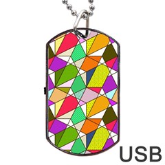 Power Pattern 821-1b Dog Tag Usb Flash (one Side) by PatternFactory