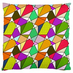 Power Pattern 821-1b Large Flano Cushion Case (one Side) by PatternFactory