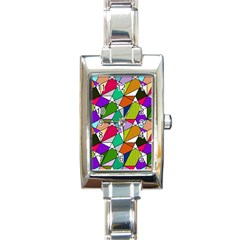 Power Pattern 821-1a Rectangle Italian Charm Watch by PatternFactory