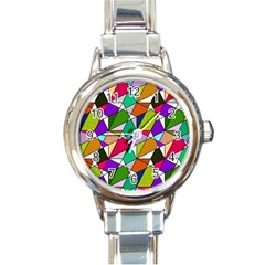 Power Pattern 821-1a Round Italian Charm Watch by PatternFactory