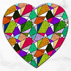 Power Pattern 821-1a Jigsaw Puzzle (heart) by PatternFactory