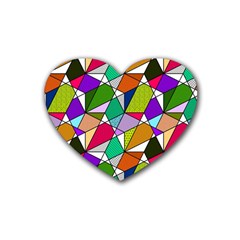 Power Pattern 821-1a Heart Coaster (4 Pack)  by PatternFactory