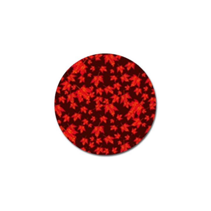 Red Oak And Maple Leaves Golf Ball Marker (4 pack)