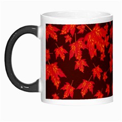 Red Oak And Maple Leaves Morph Mugs by Daria3107