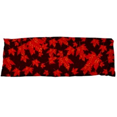 Red Oak And Maple Leaves Body Pillow Case (dakimakura) by Daria3107