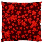 Red Oak And Maple Leaves Standard Flano Cushion Case (Two Sides) Front