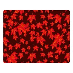 Red Oak And Maple Leaves Double Sided Flano Blanket (large)  by Daria3107