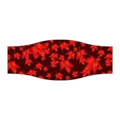 Red Oak And Maple Leaves Stretchable Headband by Daria3107