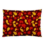 Autumn Pattern,oak And Maple On Burgundy Pillow Case 26.62 x18.9  Pillow Case