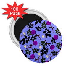 Purple Flower On Lilac 2 25  Magnets (100 Pack)  by Daria3107