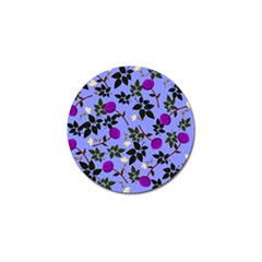 Purple Flower On Lilac Golf Ball Marker by Daria3107