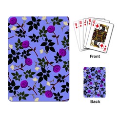 Purple Flower On Lilac Playing Cards Single Design (rectangle) by Daria3107