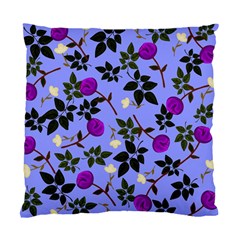 Purple Flower On Lilac Standard Cushion Case (one Side) by Daria3107