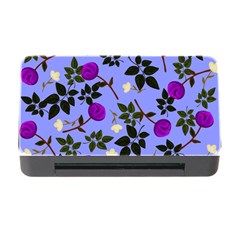 Purple Flower On Lilac Memory Card Reader With Cf by Daria3107