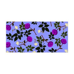 Purple Flower On Lilac Yoga Headband by Daria3107