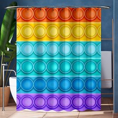 Pop It Pattern Shower Curtain 60  X 72  (medium)  by Daria3107