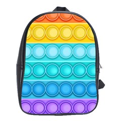 Pop It Pattern School Bag (xl) by Daria3107