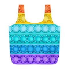 Pop It Pattern Full Print Recycle Bag (l) by Daria3107