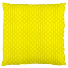 Soft Pattern Yellow Large Cushion Case (two Sides)