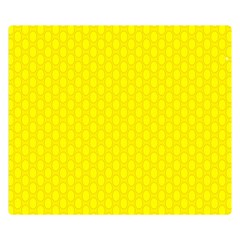 Soft Pattern Yellow Double Sided Flano Blanket (small)  by PatternFactory