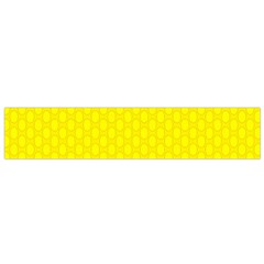 Soft Pattern Yellow Small Flano Scarf by PatternFactory