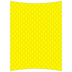 Soft Pattern Yellow Back Support Cushion