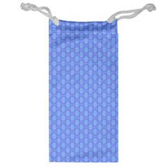 Soft Pattern Blue Jewelry Bag by PatternFactory